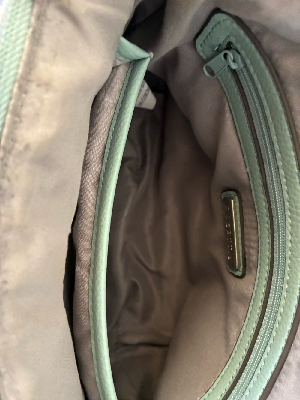 Rosetti Quilted Crossbody Bag in Teal Green - Picture 3 of 3